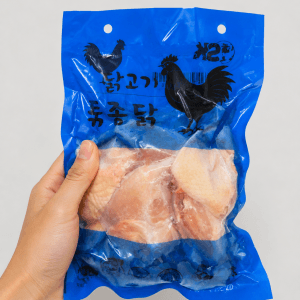 1 හම සහිත කැපු කුකුල් මස් / Skin-On Chicken Meat / 껍질 있는 닭고기 1kg
